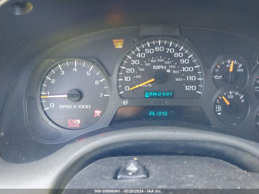 2003 Chevrolet Trailblazer Ls VIN: 1GNDS13S83229899 Lot: 39506041