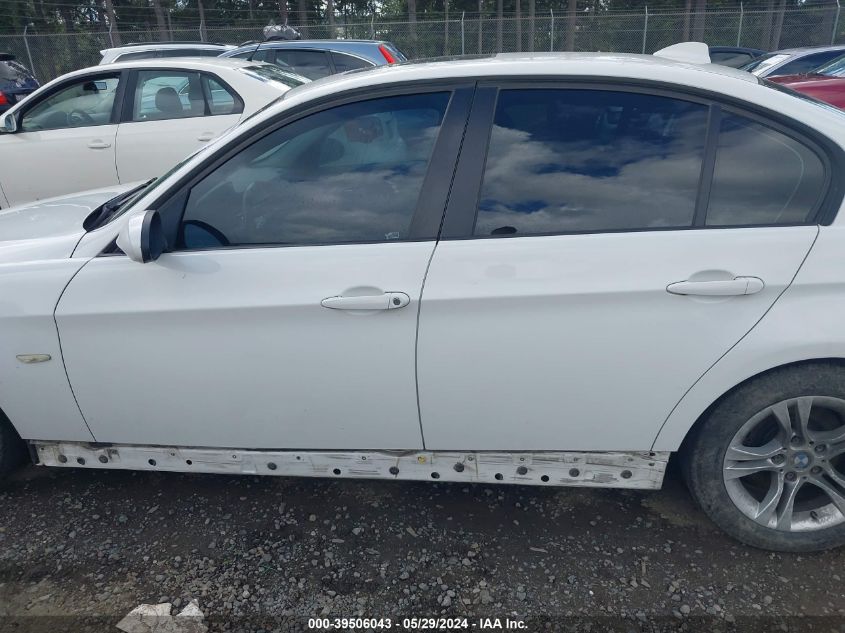 2008 BMW 328I VIN: WBAVC535X8FZ86337 Lot: 39506043