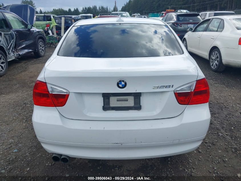2008 BMW 328I VIN: WBAVC535X8FZ86337 Lot: 39506043