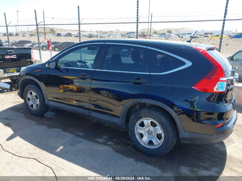 2015 Honda Cr-V Lx VIN: 5J6RM4H31FL076510 Lot: 39506044