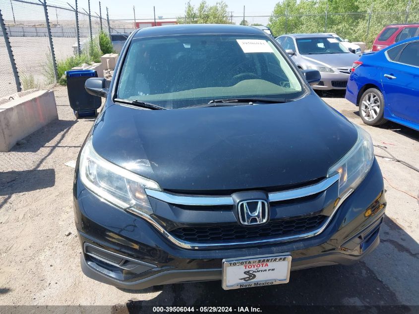 2015 Honda Cr-V Lx VIN: 5J6RM4H31FL076510 Lot: 39506044