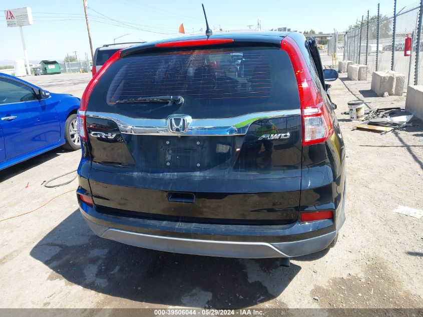 2015 Honda Cr-V Lx VIN: 5J6RM4H31FL076510 Lot: 39506044