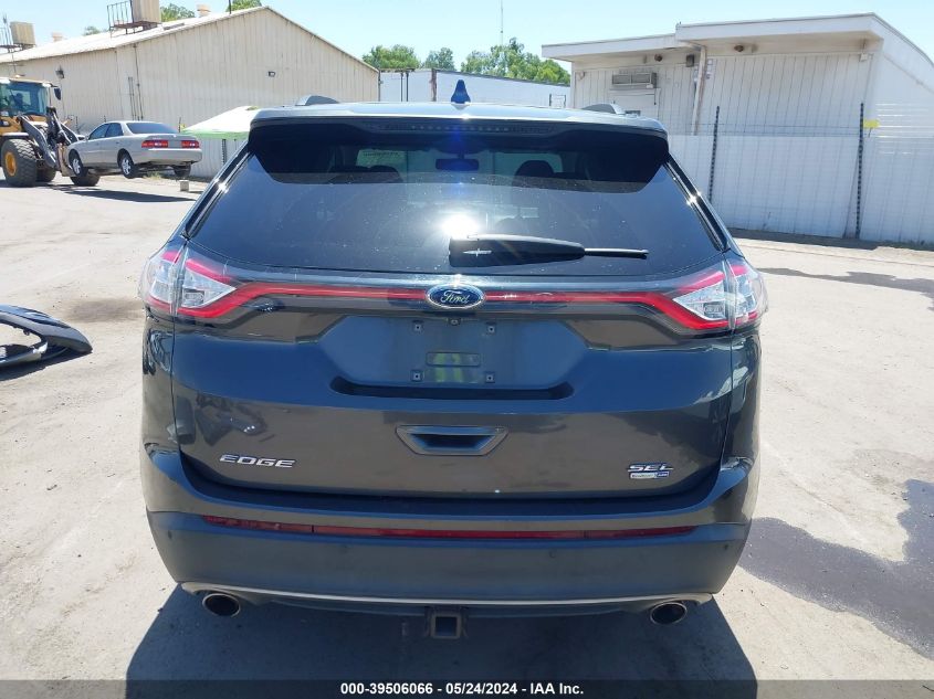 2017 Ford Edge Sel VIN: 2FMPK4J93HBC31896 Lot: 39506066