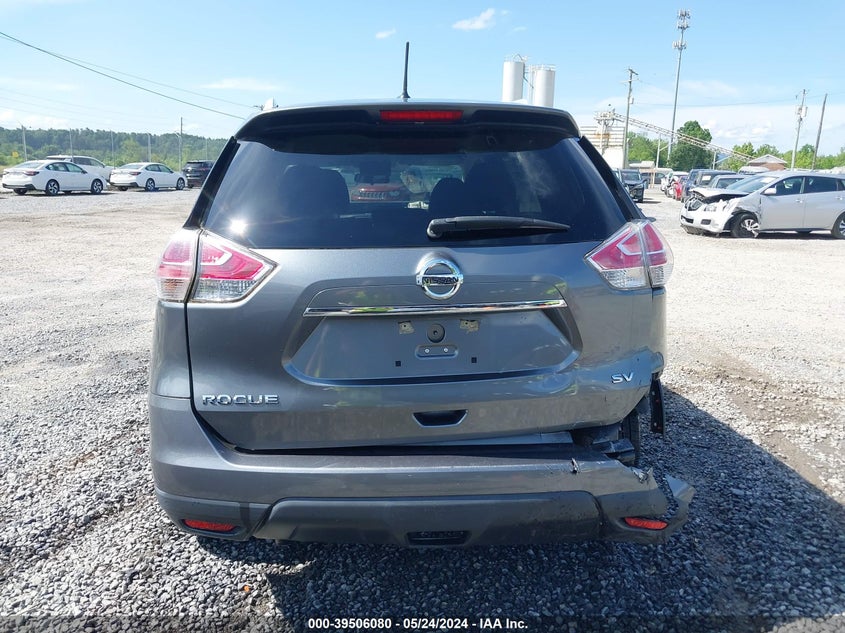 2015 Nissan Rogue Sv VIN: 5N1AT2MT6FC825605 Lot: 39506080