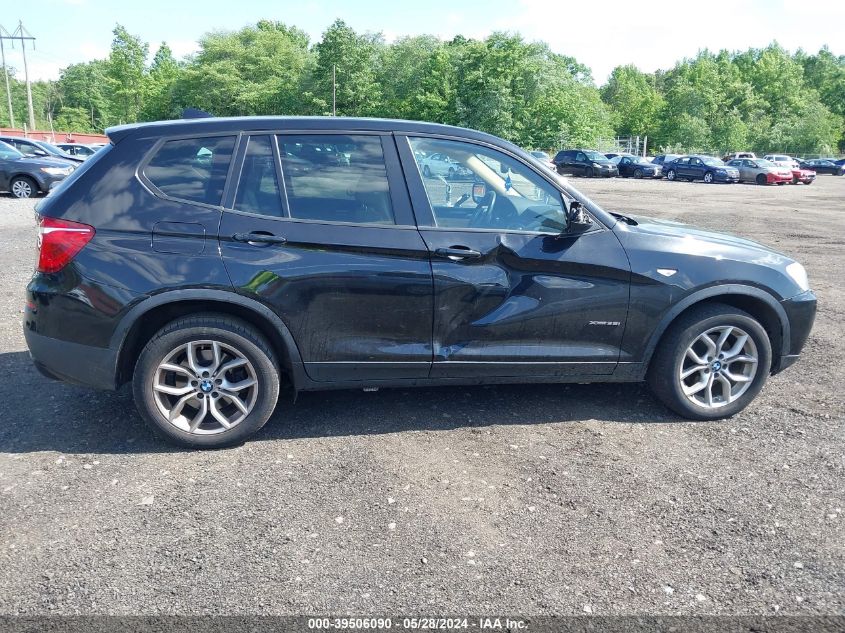 2011 BMW X3 xDrive35I VIN: 5UXWX7C59BL733444 Lot: 39506090