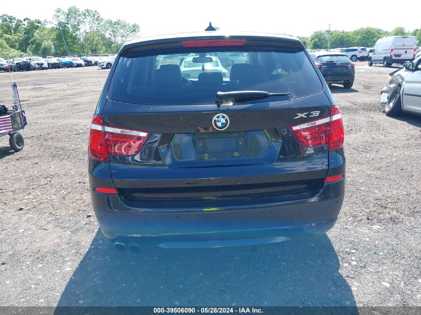 2011 BMW X3 xDrive35I VIN: 5UXWX7C59BL733444 Lot: 39506090