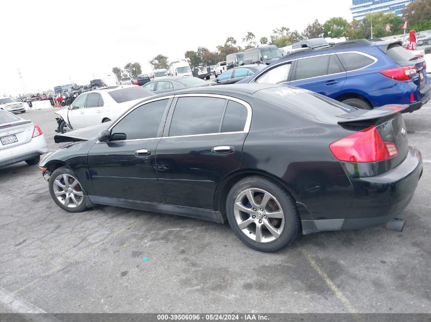 2003 Infiniti G35 VIN: JNKCV51E53M330895 Lot: 39506096