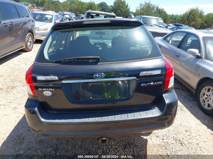 2008 Subaru Outback VIN: 4S4BP60C787361239 Lot: 39506107