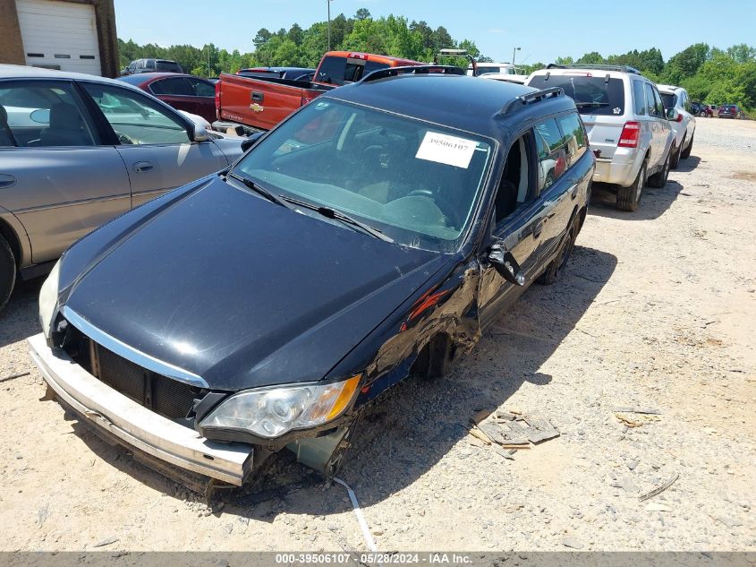 2008 Subaru Outback VIN: 4S4BP60C787361239 Lot: 39506107