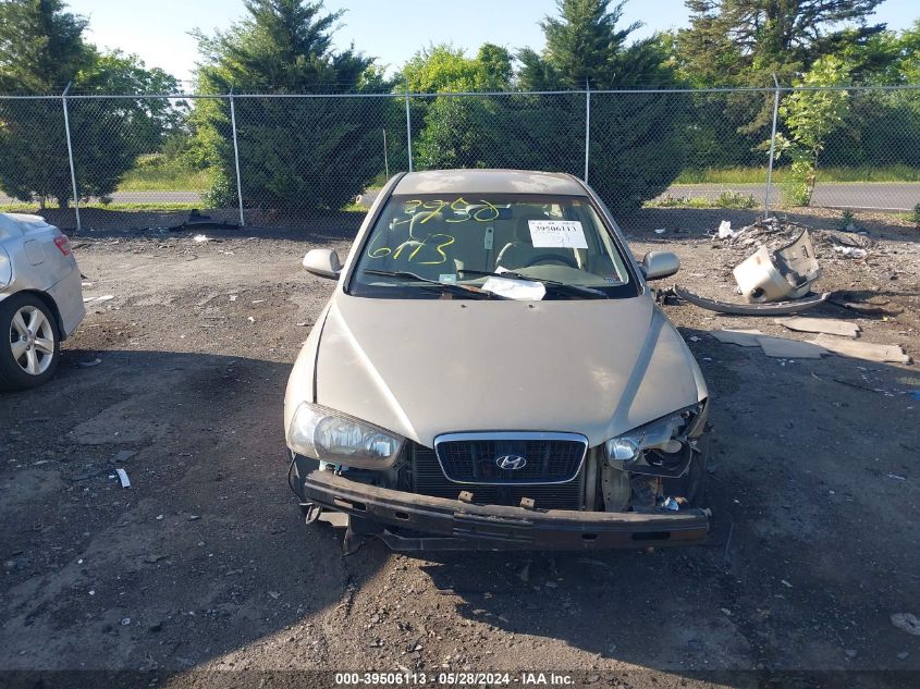 2003 Hyundai Elantra Gls/Gt VIN: KMHDN45D63U471939 Lot: 39506113