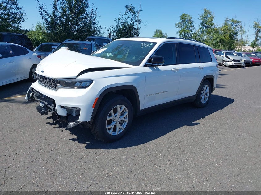 Vin: 1c4rjkbg4p8813797, lot: 39991786, jeep grand cherokee l limited 4x4 20232
