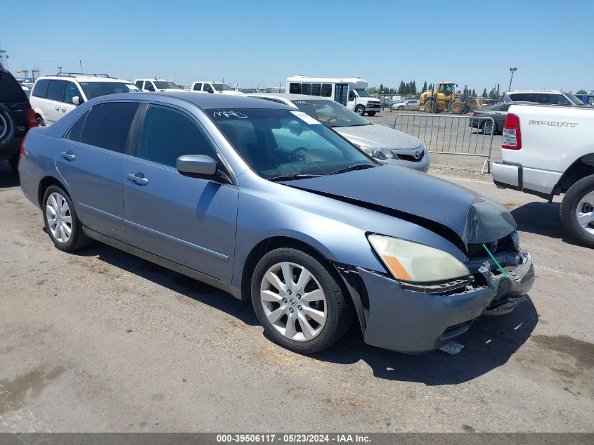 2007 Honda Accord 3.0 Se VIN: 1HGCM66407A048487 Lot: 39506117