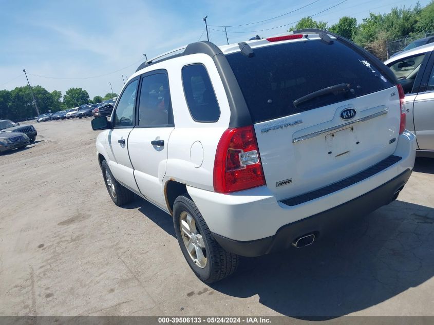 2009 Kia Sportage Lx V6 VIN: KNDJE723097585852 Lot: 39506133