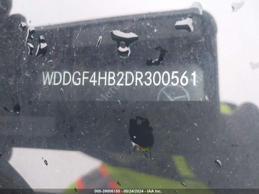 2013 Mercedes-Benz C 250 Luxury/Sport VIN: WDDGF4HB2DR300561 Lot: 39506155