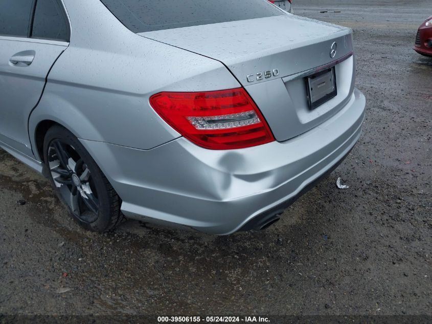 2013 Mercedes-Benz C 250 Luxury/Sport VIN: WDDGF4HB2DR300561 Lot: 39506155