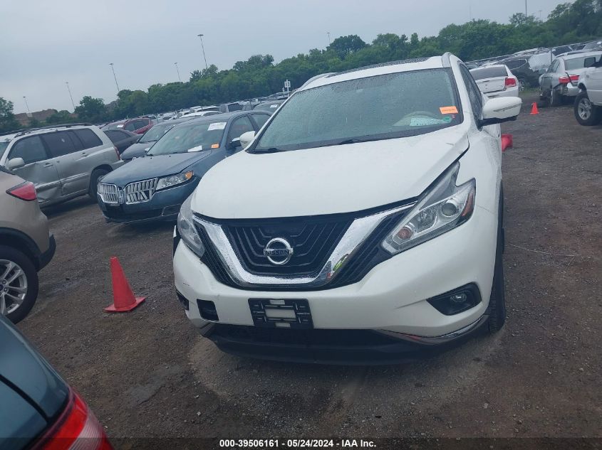 2015 Nissan Murano Sl VIN: 5N1AZ2MG0FN233140 Lot: 39506161