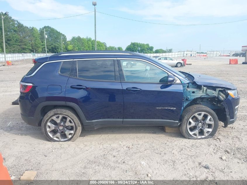 2020 Jeep Compass Limited 4X4 VIN: 3C4NJDCB7LT215311 Lot: 39506166