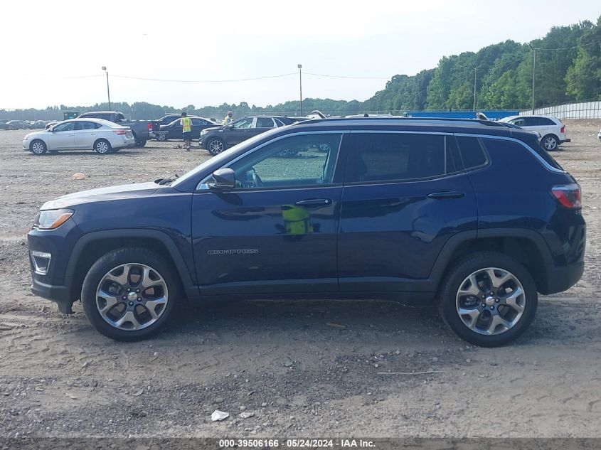 2020 Jeep Compass Limited 4X4 VIN: 3C4NJDCB7LT215311 Lot: 39506166