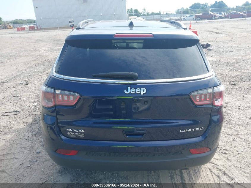 2020 Jeep Compass Limited 4X4 VIN: 3C4NJDCB7LT215311 Lot: 39506166