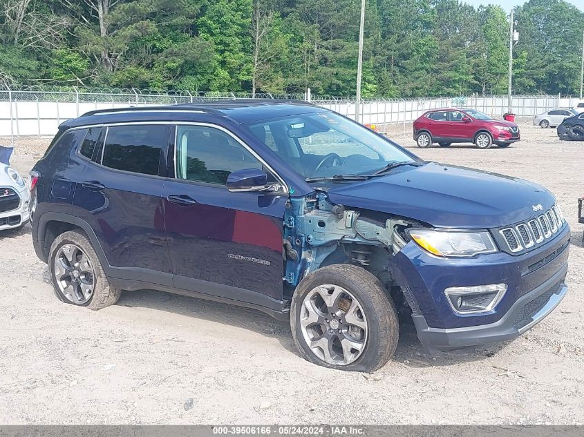 2020 Jeep Compass Limited 4X4 VIN: 3C4NJDCB7LT215311 Lot: 39506166