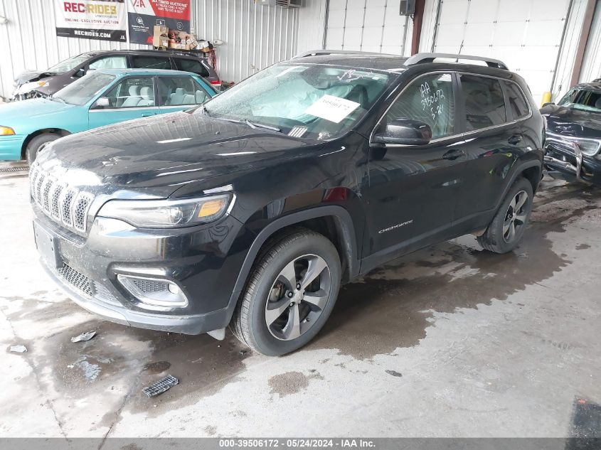 2019 Jeep Cherokee Limited 4X4 VIN: 1C4PJMDX1KD141679 Lot: 39506172