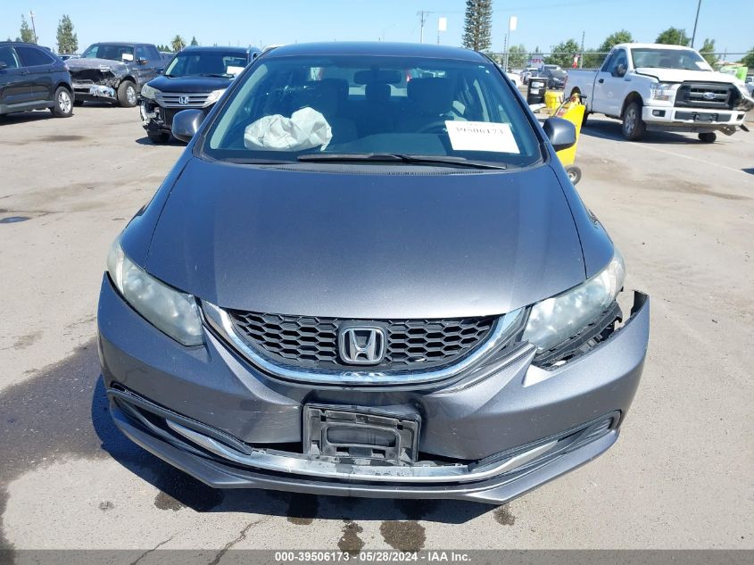 2013 Honda Civic Lx VIN: 19XFB2F54DE214229 Lot: 39506173