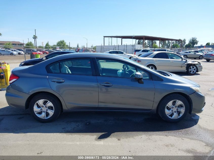 2013 Honda Civic Lx VIN: 19XFB2F54DE214229 Lot: 39506173