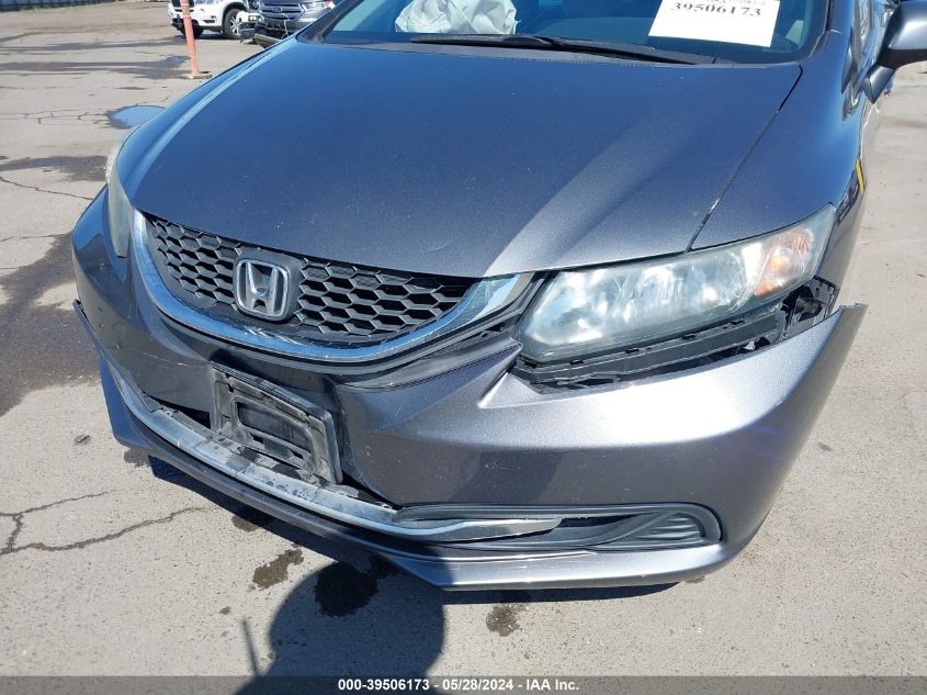 2013 Honda Civic Lx VIN: 19XFB2F54DE214229 Lot: 39506173