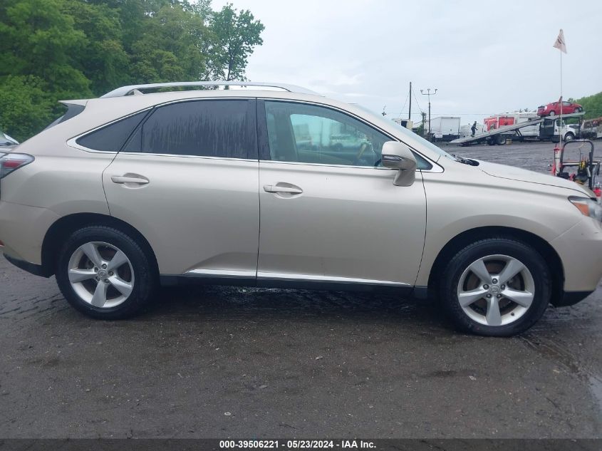 2011 Lexus Rx 350 VIN: 2T2BK1BA1BC082808 Lot: 39506221