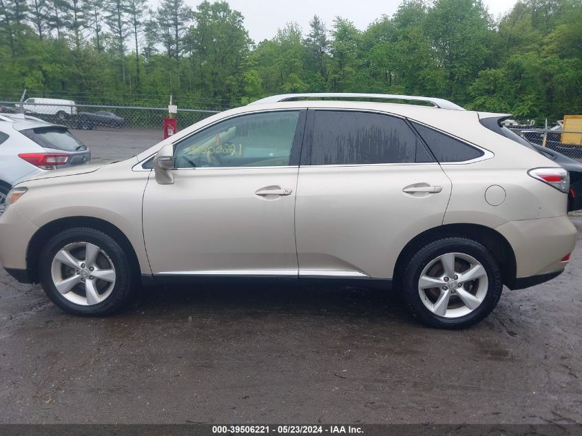 2011 Lexus Rx 350 VIN: 2T2BK1BA1BC082808 Lot: 39506221