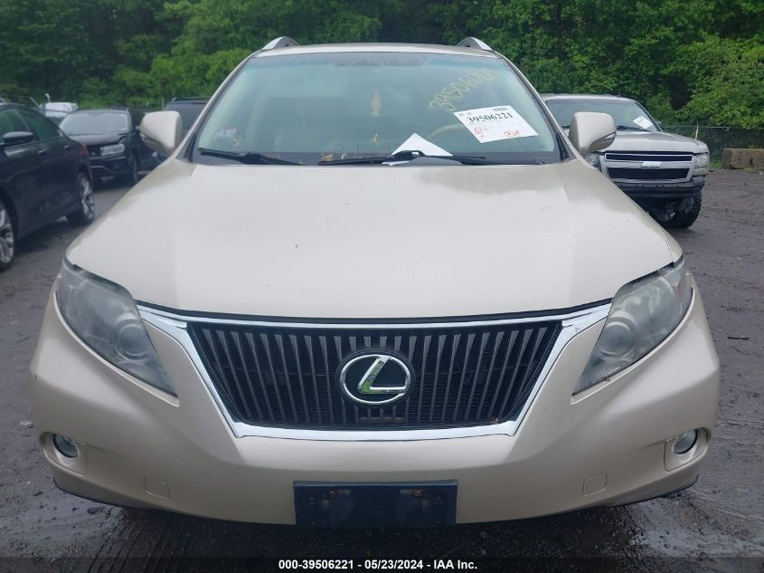 2011 Lexus Rx 350 VIN: 2T2BK1BA1BC082808 Lot: 39506221