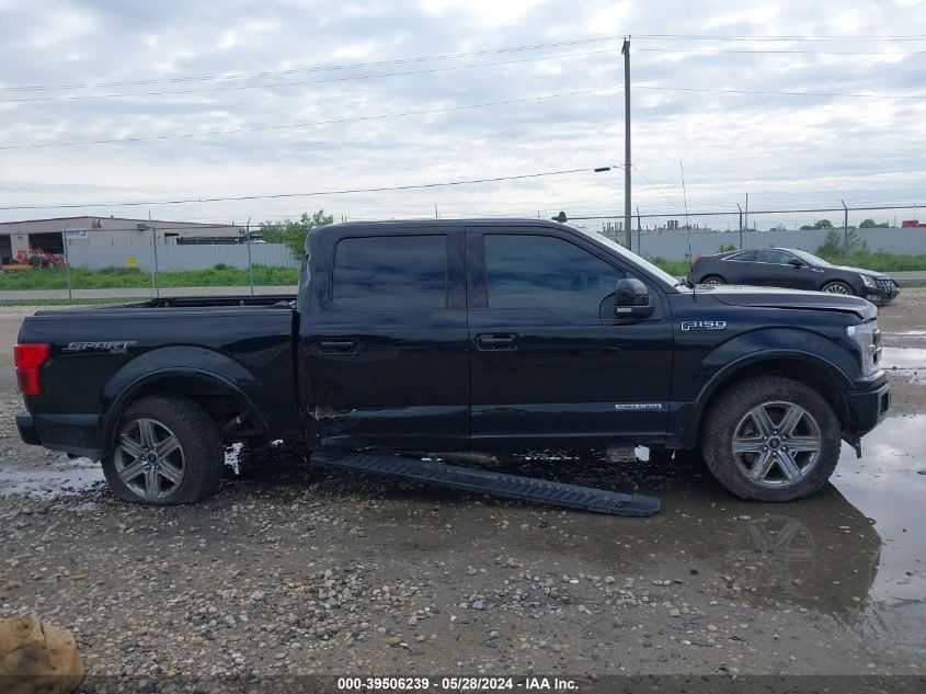 2019 Ford F-150 Lariat VIN: 1FTFW1E15KFD51020 Lot: 39506239