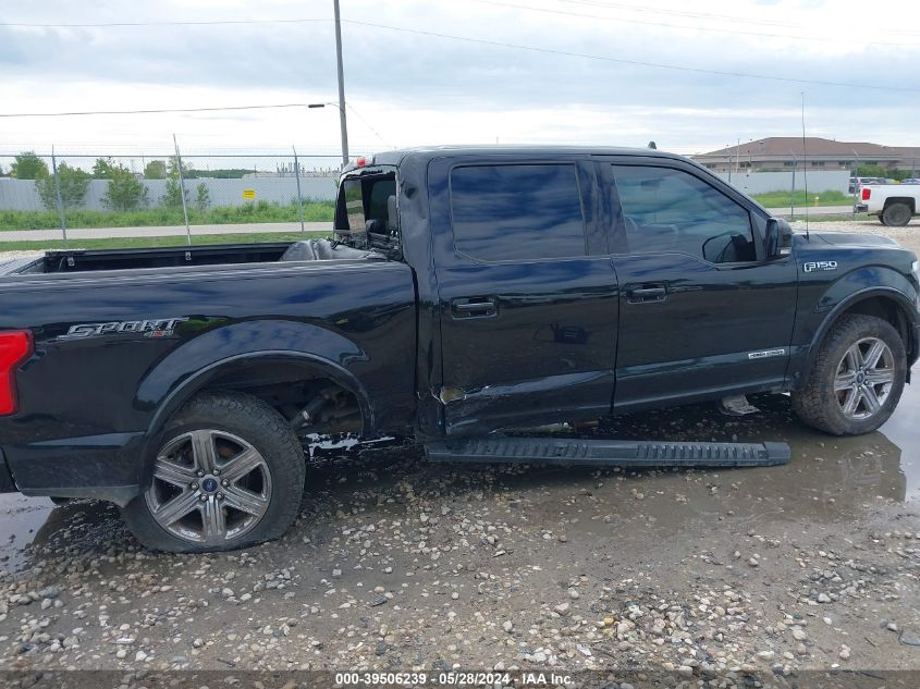 2019 Ford F-150 Lariat VIN: 1FTFW1E15KFD51020 Lot: 39506239