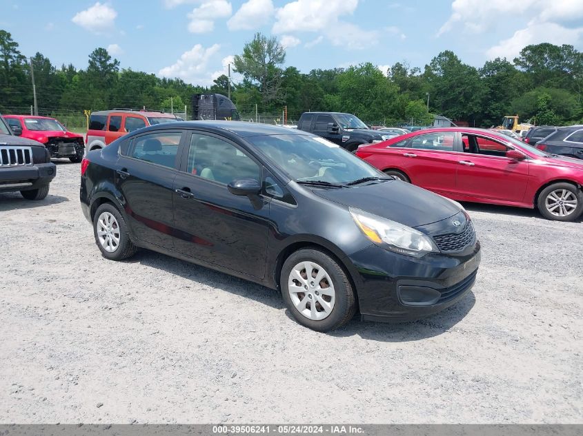 2015 Kia Rio Lx VIN: KNADM4A33F6459385 Lot: 39506241