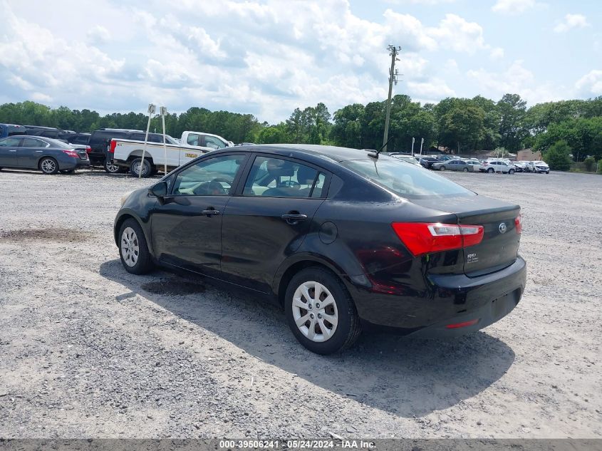 2015 Kia Rio Lx VIN: KNADM4A33F6459385 Lot: 39506241