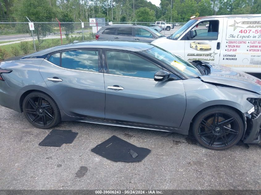 2019 Nissan Maxima 3.5 Sv VIN: 1N4AA6AV9KC360387 Lot: 39506243