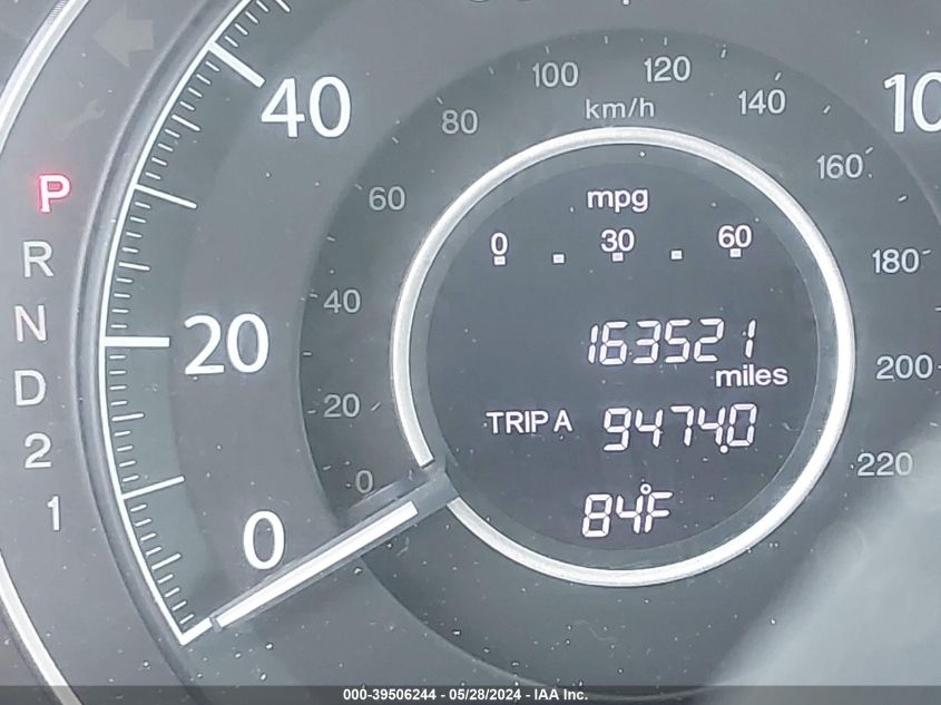 2013 Honda Cr-V Ex-L VIN: 2HKRM4H77DH638288 Lot: 39506244