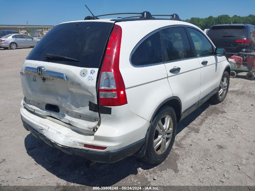 2010 Honda Cr-V Ex VIN: 5J6RE4H51AL001250 Lot: 39506245