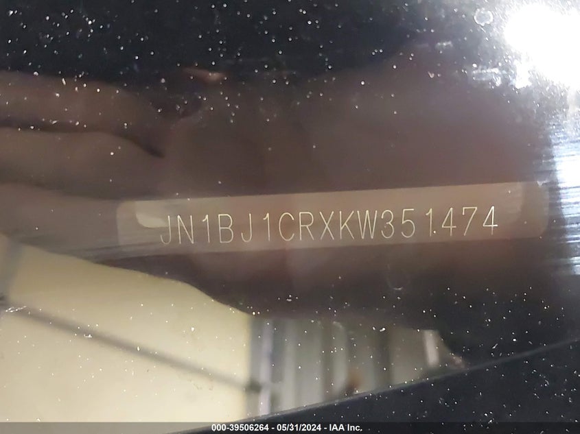 2019 Nissan Rogue Sport Sv VIN: JN1BJ1CRXKW351474 Lot: 39506264