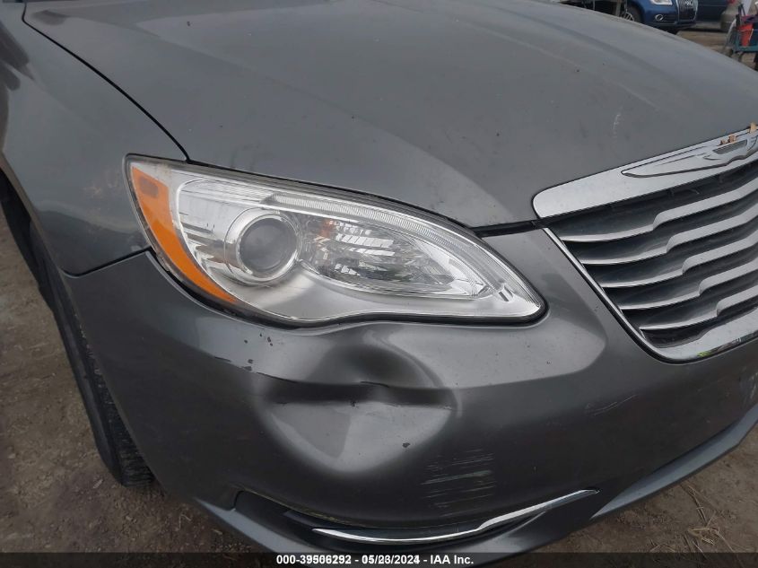 2012 Chrysler 200 Lx VIN: 1C3CCBAB1CN154387 Lot: 39506292