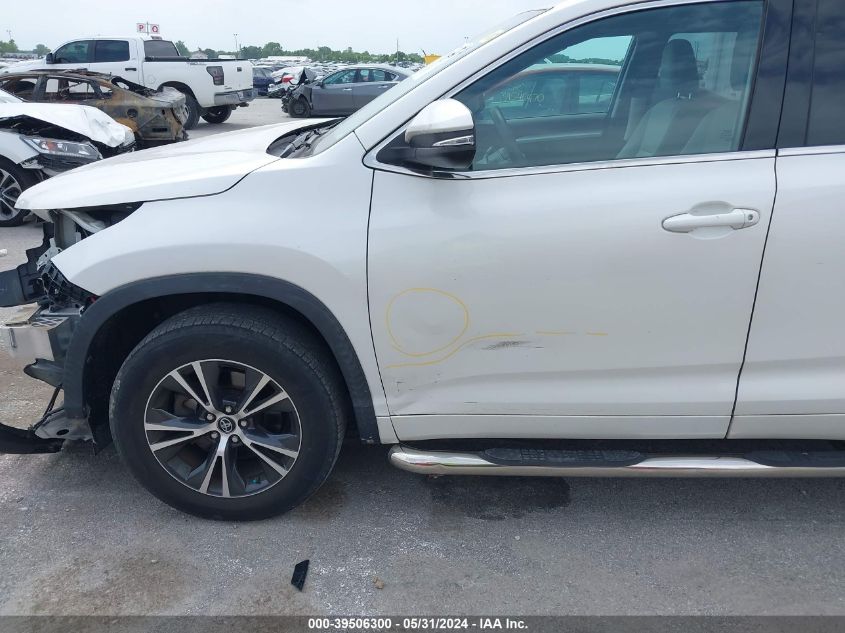 2018 Toyota Highlander Le VIN: 5TDZARFH6JS038191 Lot: 39506300