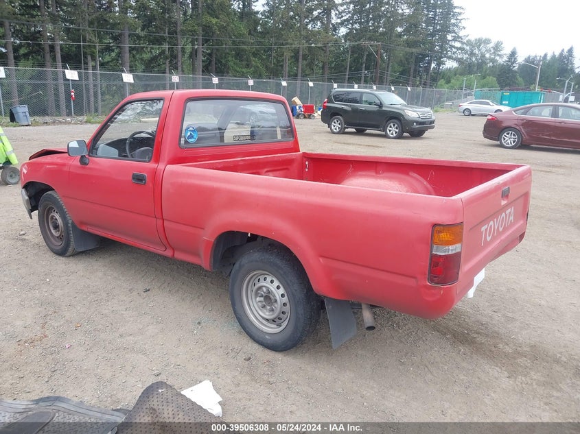 1993 Toyota Pickup 1/2 Ton Short Wheelbase VIN: JT4RN81A9P5159210 Lot: 39506308