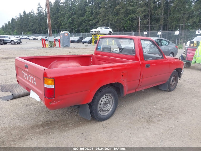 1993 Toyota Pickup 1/2 Ton Short Wheelbase VIN: JT4RN81A9P5159210 Lot: 39506308
