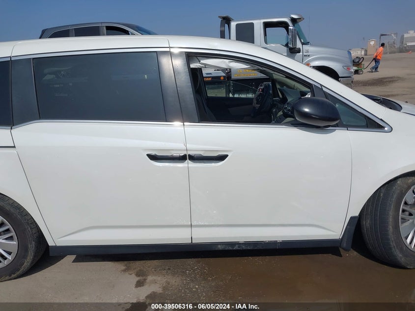 2015 Honda Odyssey Lx VIN: 5FNRL5H29FB079194 Lot: 39506316