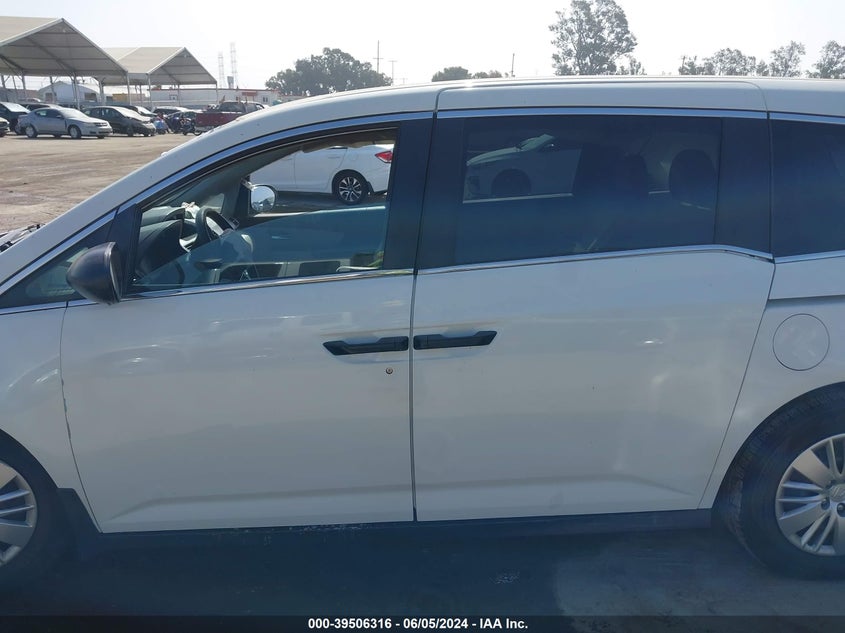 2015 Honda Odyssey Lx VIN: 5FNRL5H29FB079194 Lot: 39506316