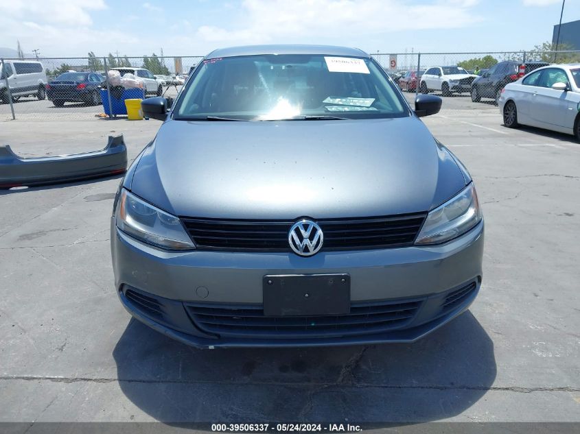 2012 Volkswagen Jetta 2.0L S VIN: 3VW2K7AJ3CM348490 Lot: 39506337