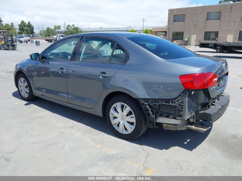 2012 Volkswagen Jetta 2.0L S VIN: 3VW2K7AJ3CM348490 Lot: 39506337