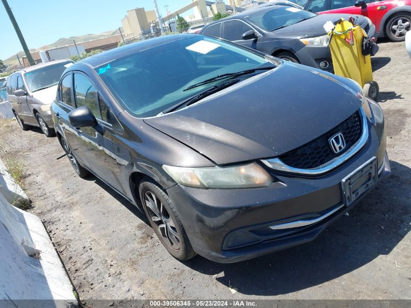 2013 Honda Civic Ex VIN: 19XFB2F89DE202460 Lot: 39506345