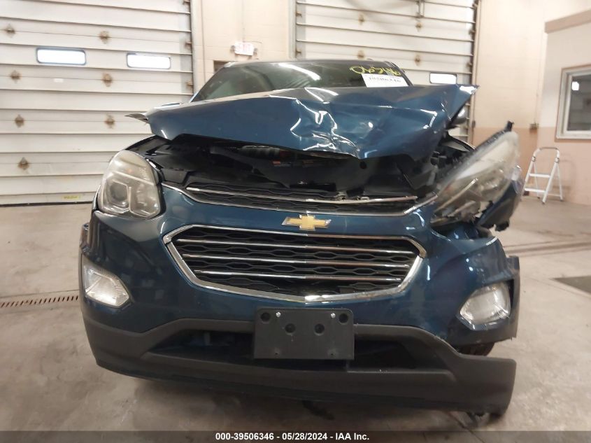 2016 Chevrolet Equinox Lt VIN: 2GNALCEKXG6301830 Lot: 39506346