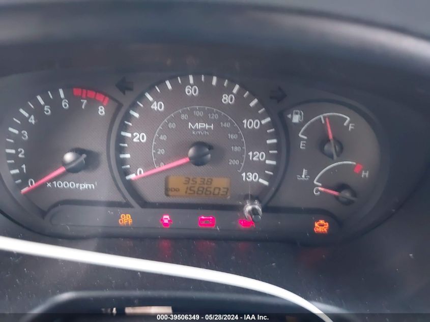 2005 Hyundai Accent Gls VIN: KMHCG45C75U605048 Lot: 39506349